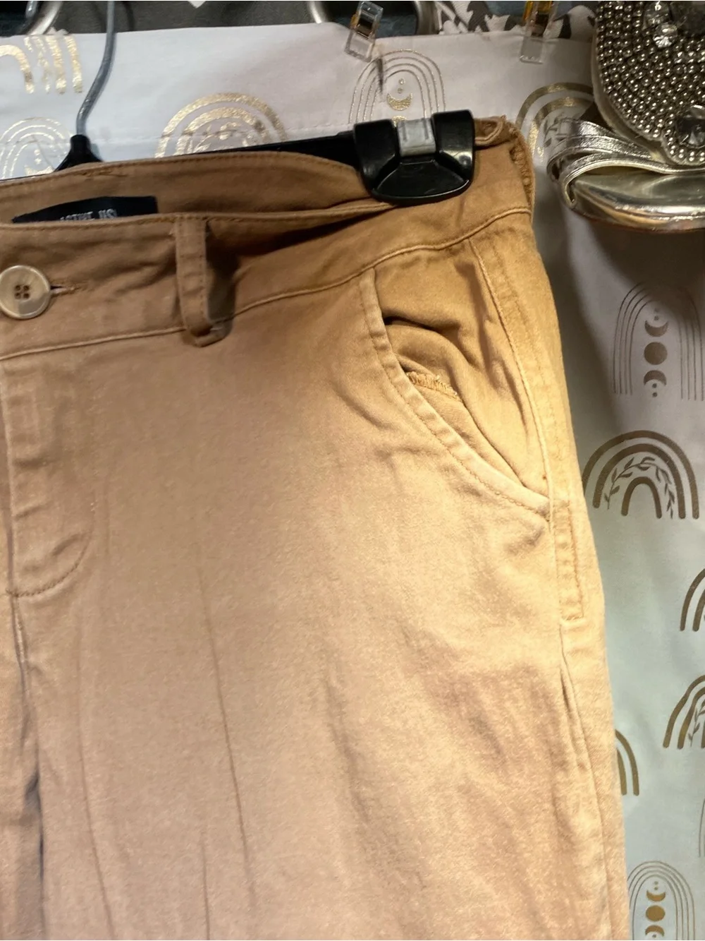 Active USA women’s  Khaki Chino Pants - Tan